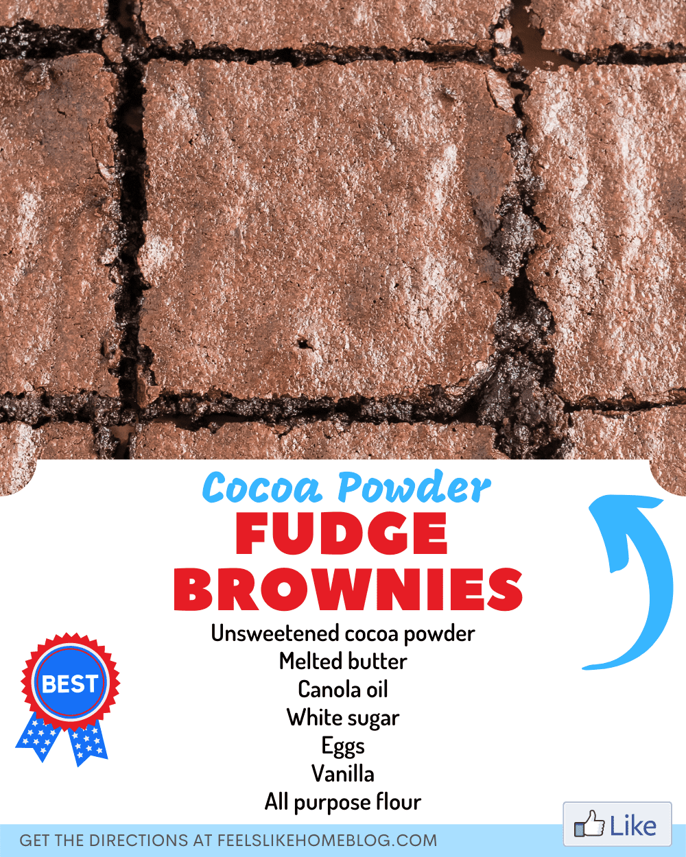 The Best Cocoa Powder Brownies Recipe Feels Like Home™