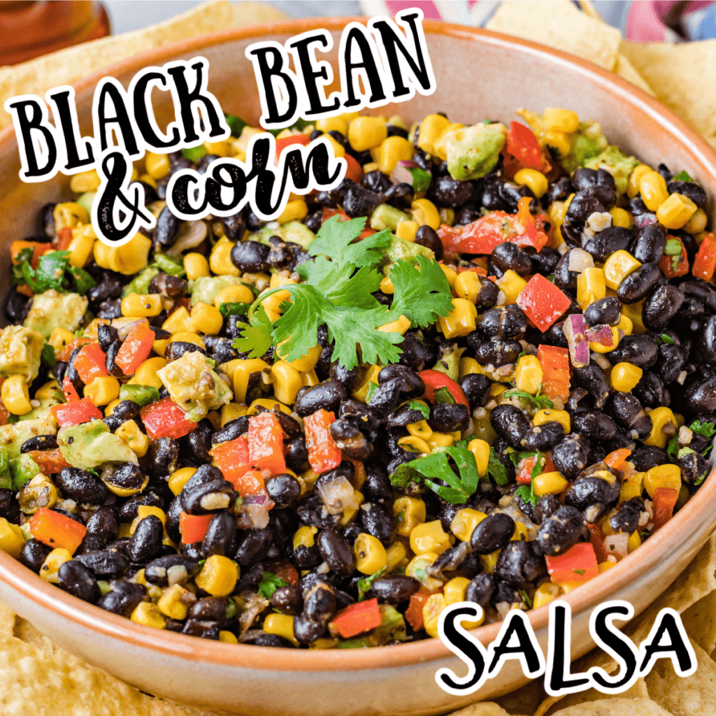 Crock Pot Cheesy Salsa, Black Bean and Corn Dip - Joy Love Food