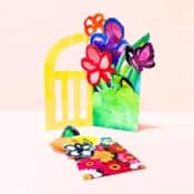 watercolor flower card