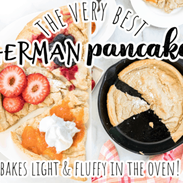 collage of dutch baby photos