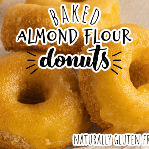 Baked Gluten Free Glazed Donut Recipe with Almond Flour