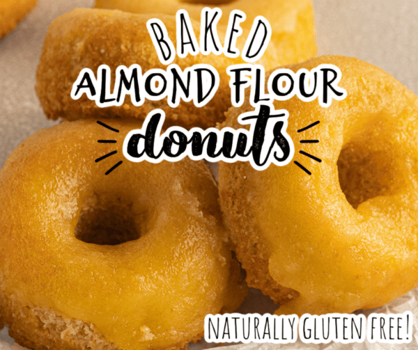 Baked Gluten Free Glazed Donut Recipe with Almond Flour