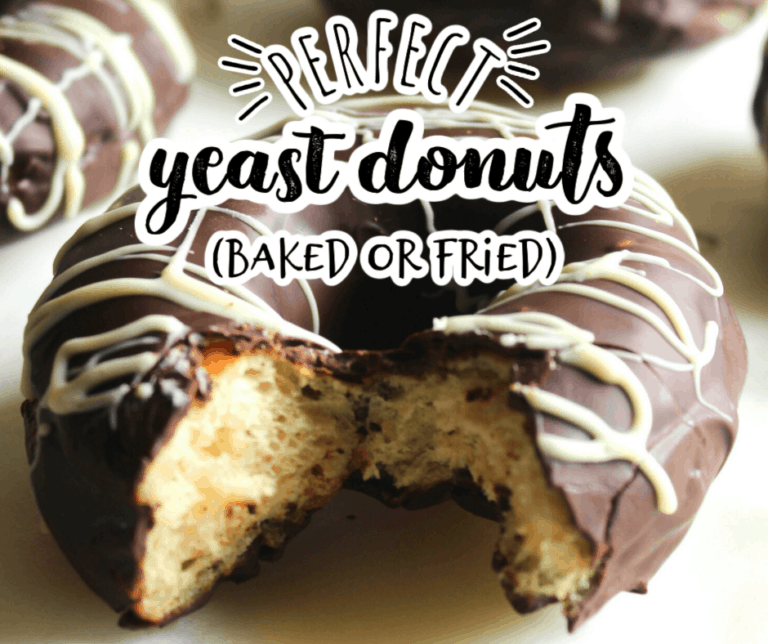 Easy Baked or Fried Yeast Zebra Donuts Feels Like Home™
