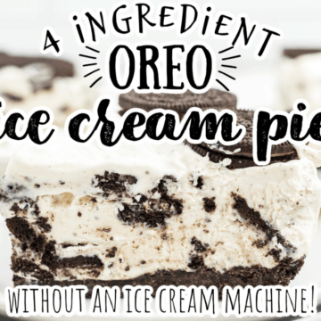homemade Oreo ice cream pie
