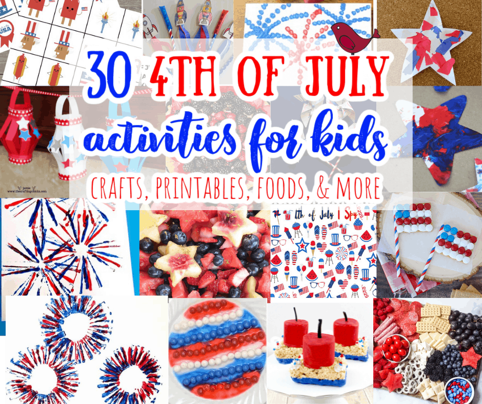 Paper Lantern Kid's Craft 4th of July Style - The Crafting Chicks