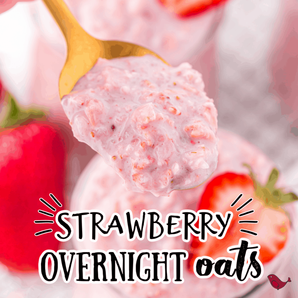 Strawberry Overnight Oats Recipe - Super Healthy Kids