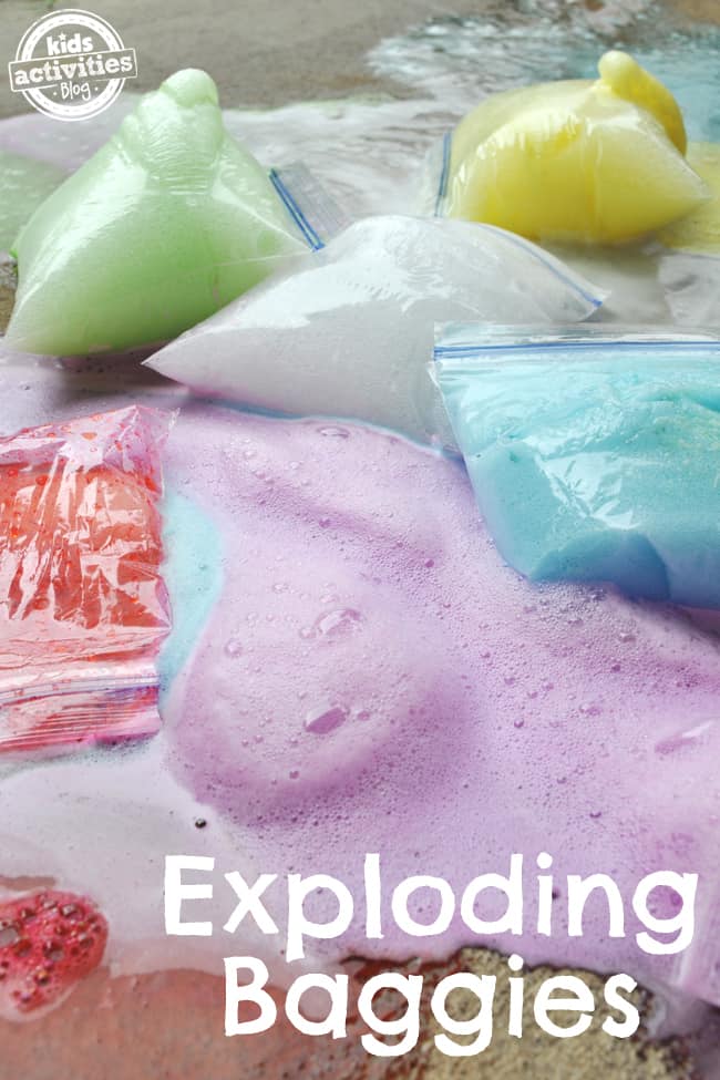 exploding baggies in multiple colors