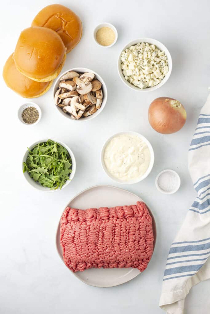 blue cheese burger ingredients