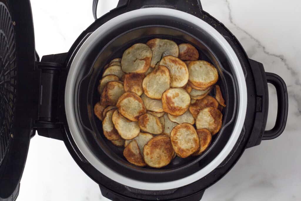 potato chips in the air fryer