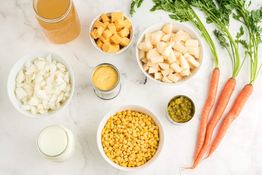 crockpot corn chowder ingredients