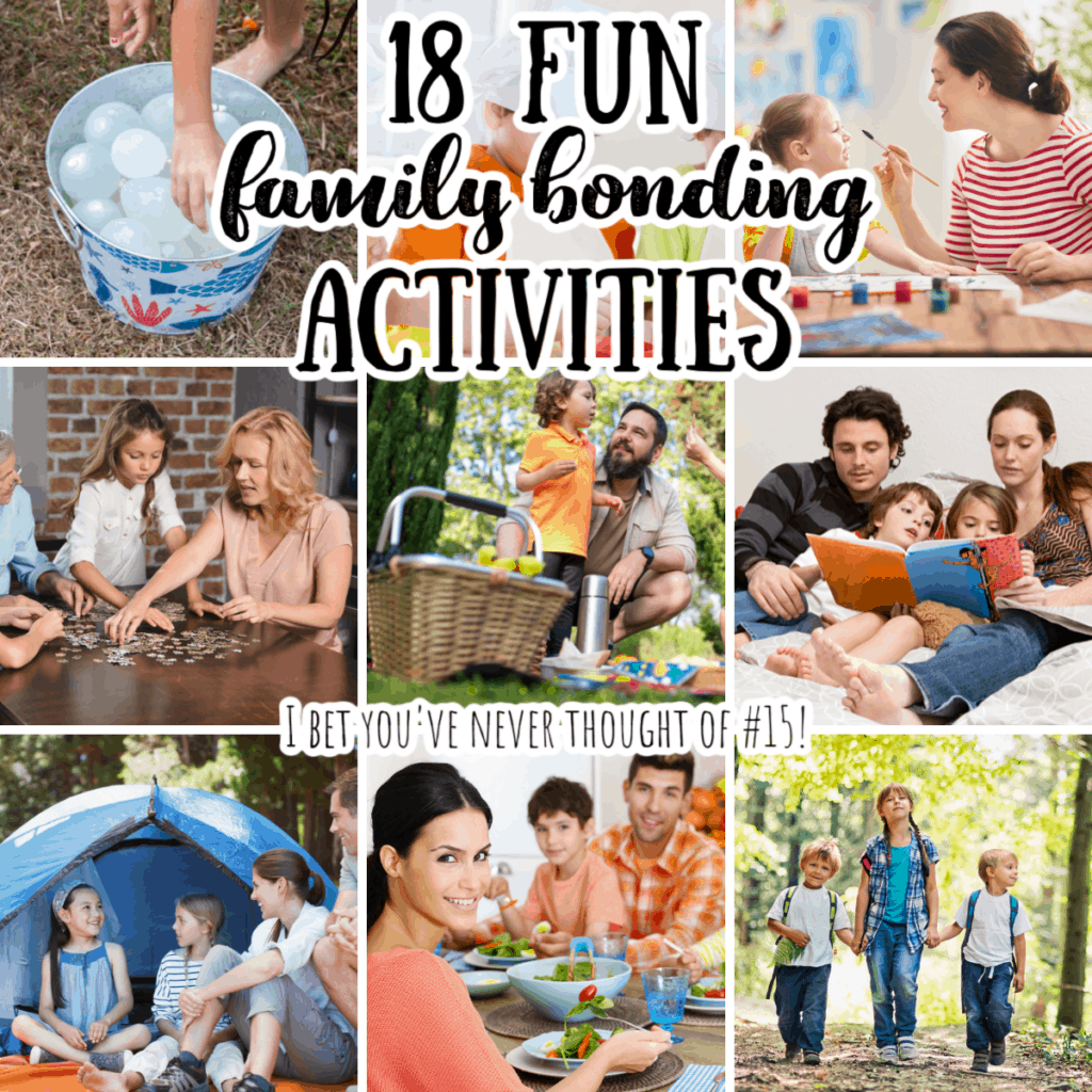 collage of things to do with your kids