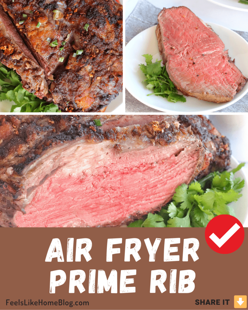 Air Fryer Prime Rib with Horseradish Rub Feels Like Home™