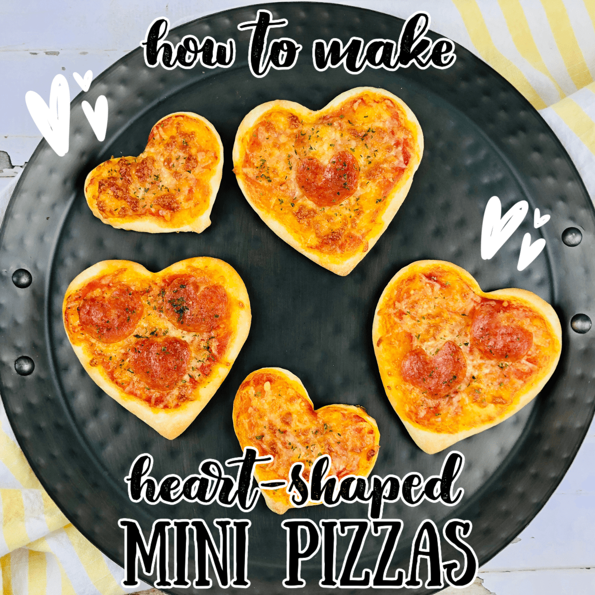 How to Make Heart-Shaped Pizzas