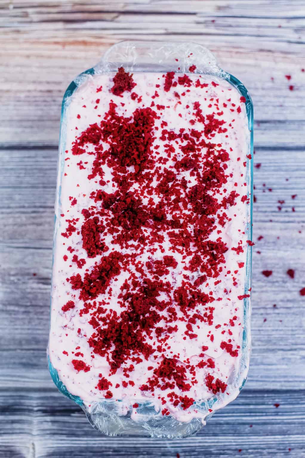 No Churn Red Velvet Ice Cream with Cream Cheese Feels Like Home™