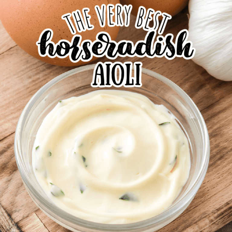 The Best Horseradish Aioli Feels Like Home™