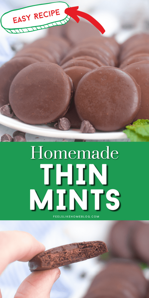 Homemade Thin Mints Girl Scouts Cookies Recipe Feels Like Home™