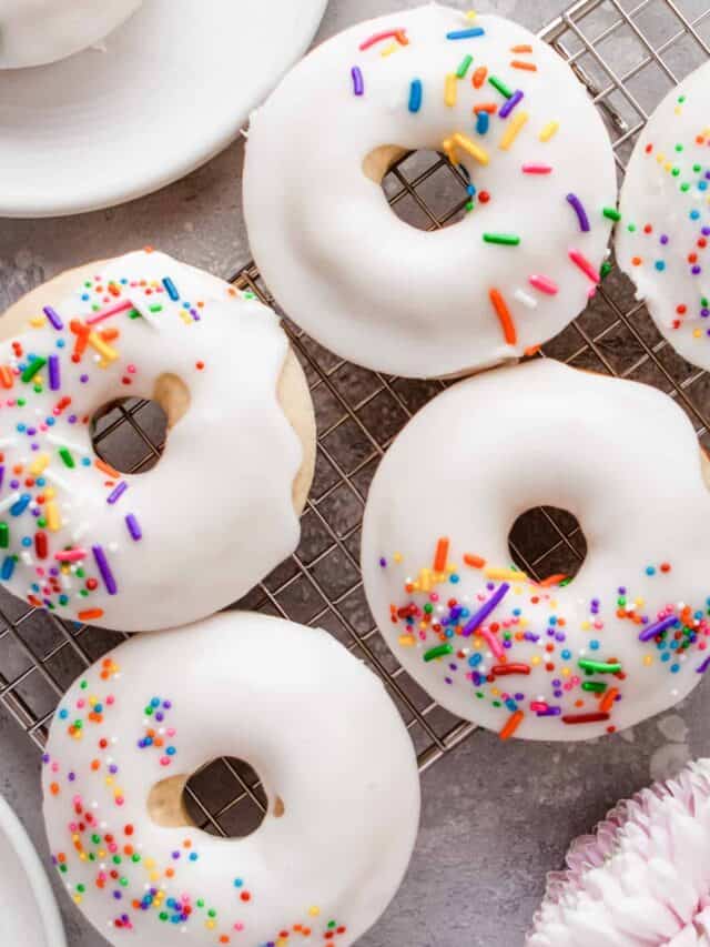 THE BEST BAKED VANILLA DONUTS STORY Feels Like Home™