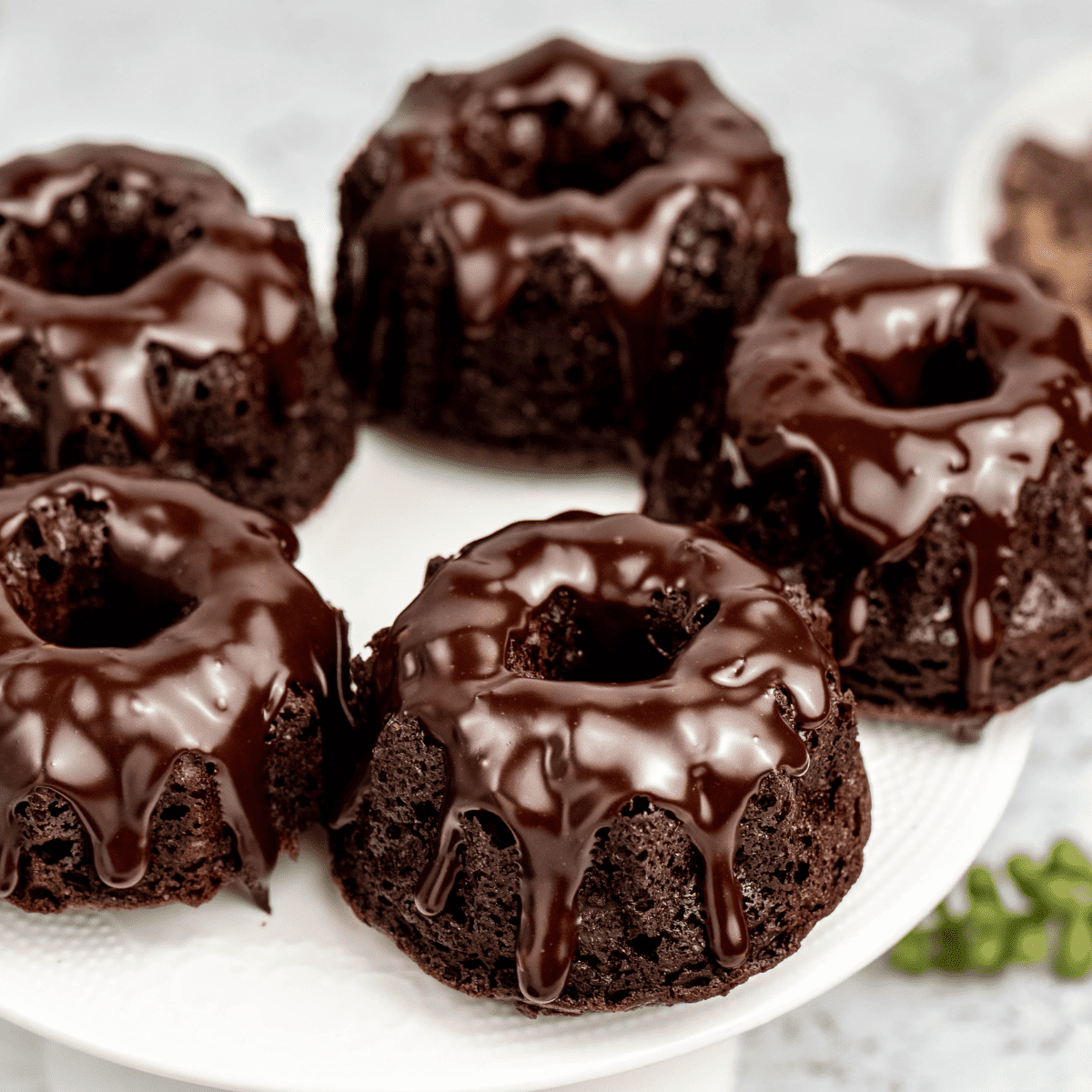 The Best Mini Chocolate Bundt Cake Recipe - Feels Like Home™