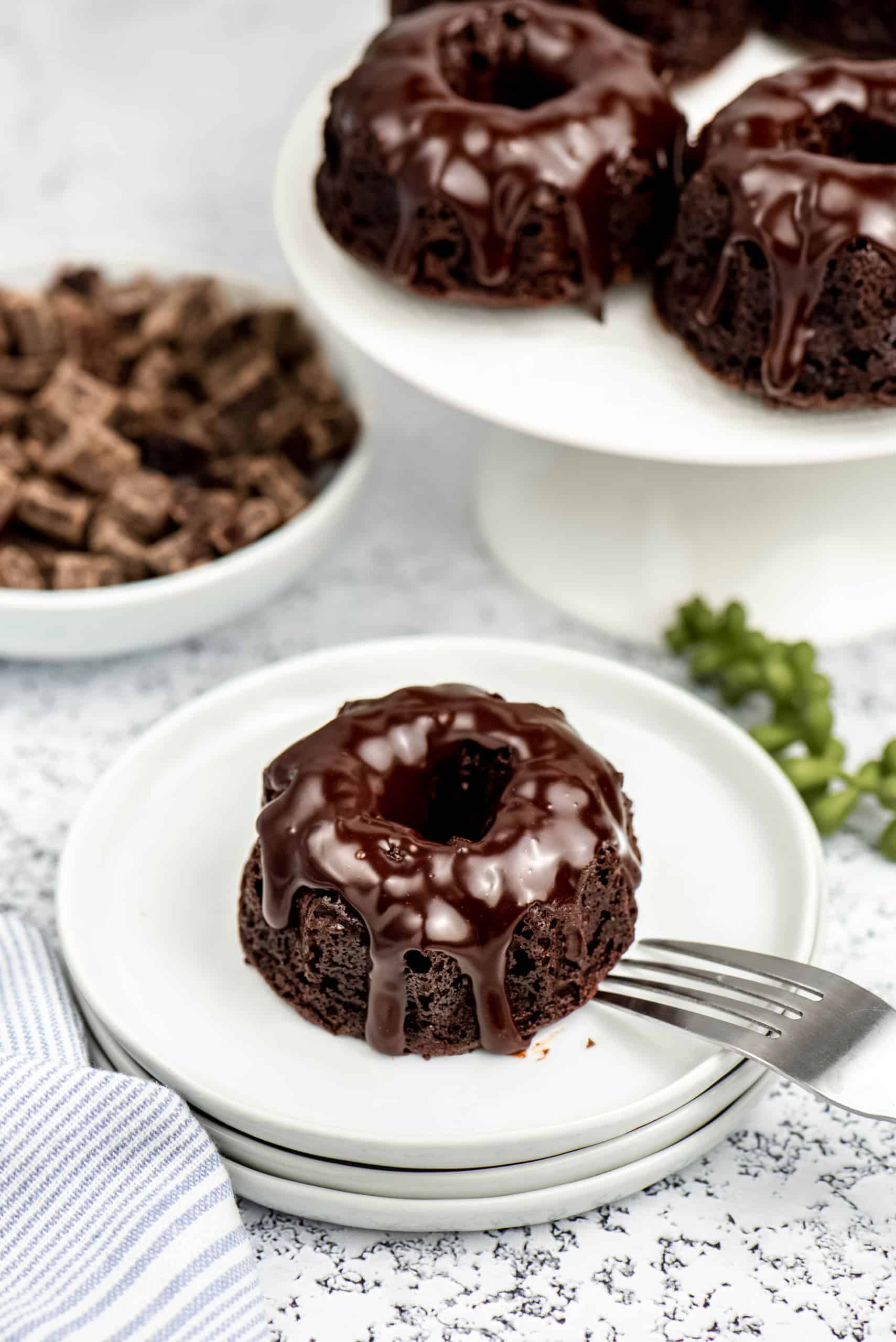 The Best Mini Chocolate Bundt Cake Recipe - Feels Like Home™