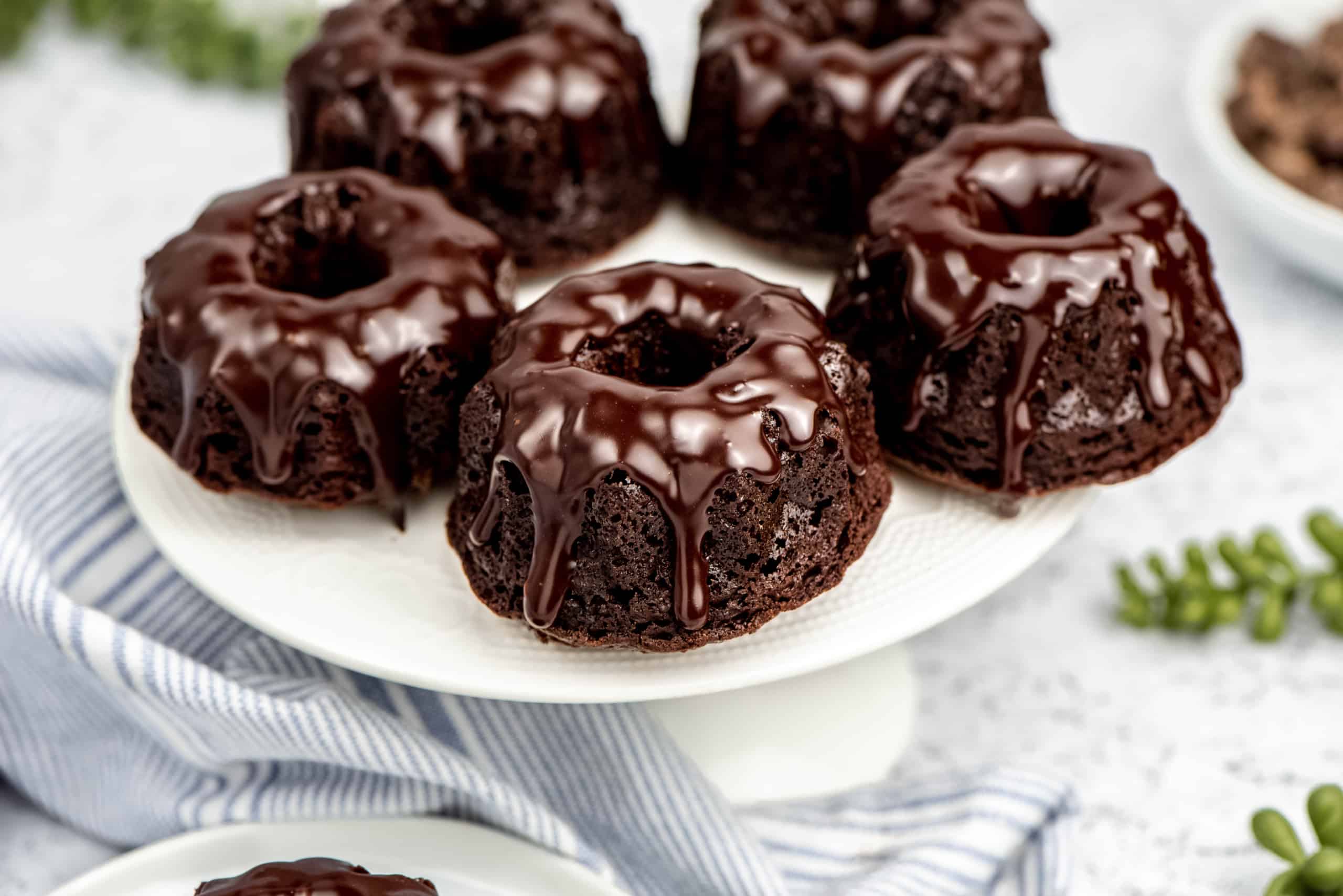 The Best Mini Chocolate Bundt Cake Recipe - Feels Like Home™