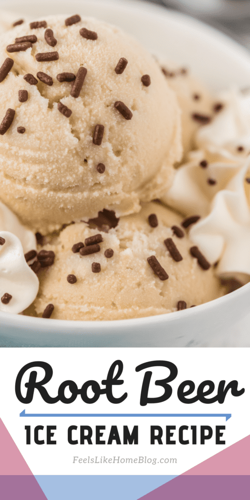 How to Make Homemade Root Beer Float Ice Cream or Sherbet