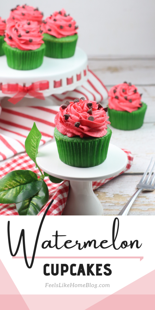 Watermelon Cupcakes Recipe - Feels Like Home™