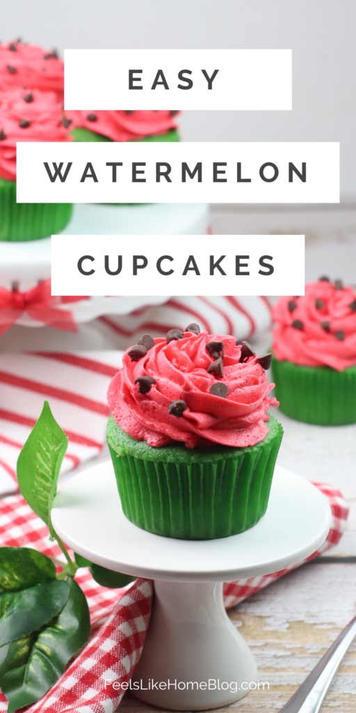 Watermelon Cupcakes Recipe - Feels Like Home™