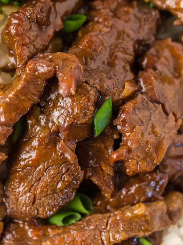 MONGOLIAN BEEF IN THE INSTANT POT STORY