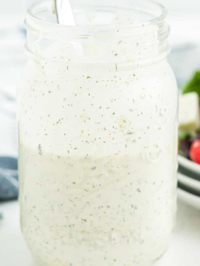 HOMEMADE RANCH DRESSING STORY