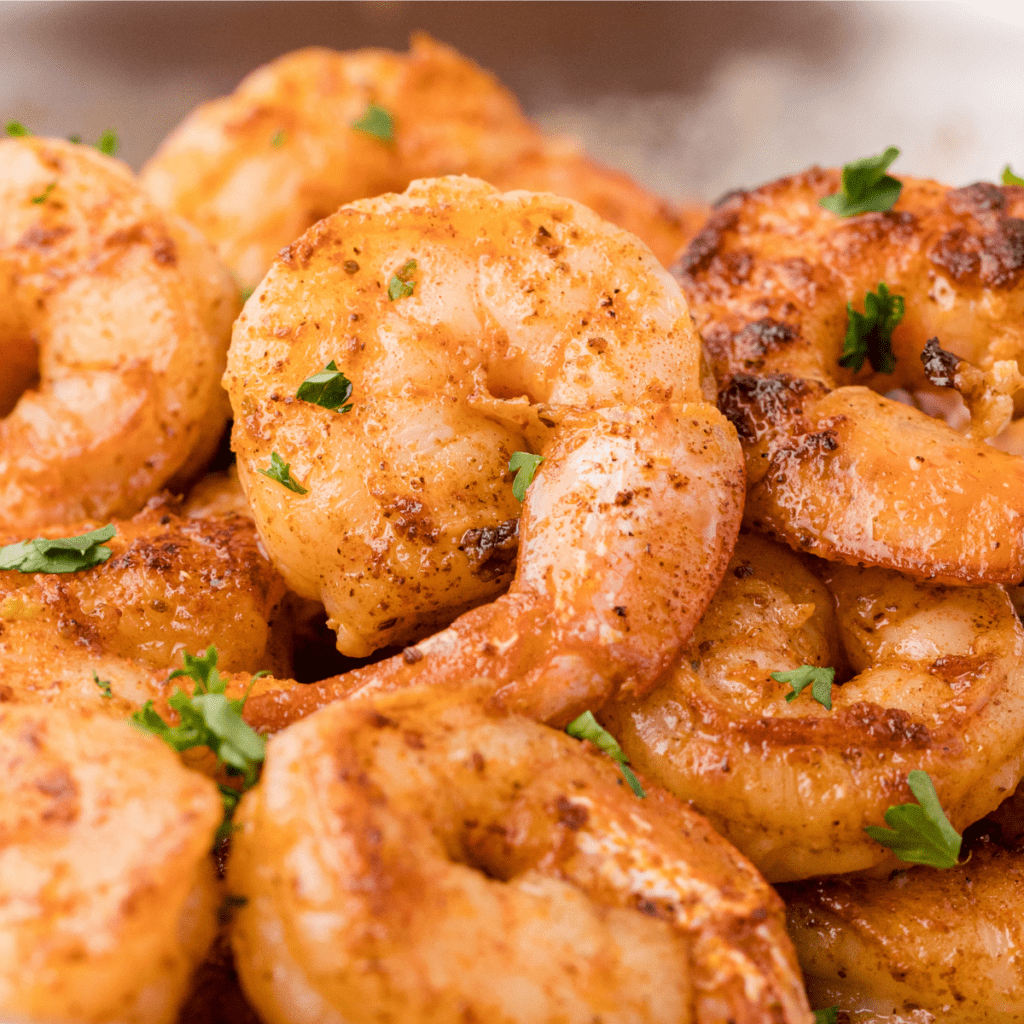 rich lemon buttered shrimp