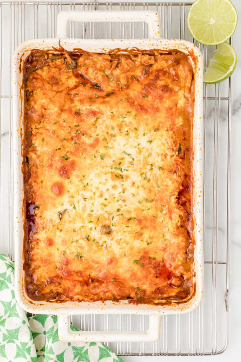 Leftover Turkey Enchilada Casserole Feels Like Home™