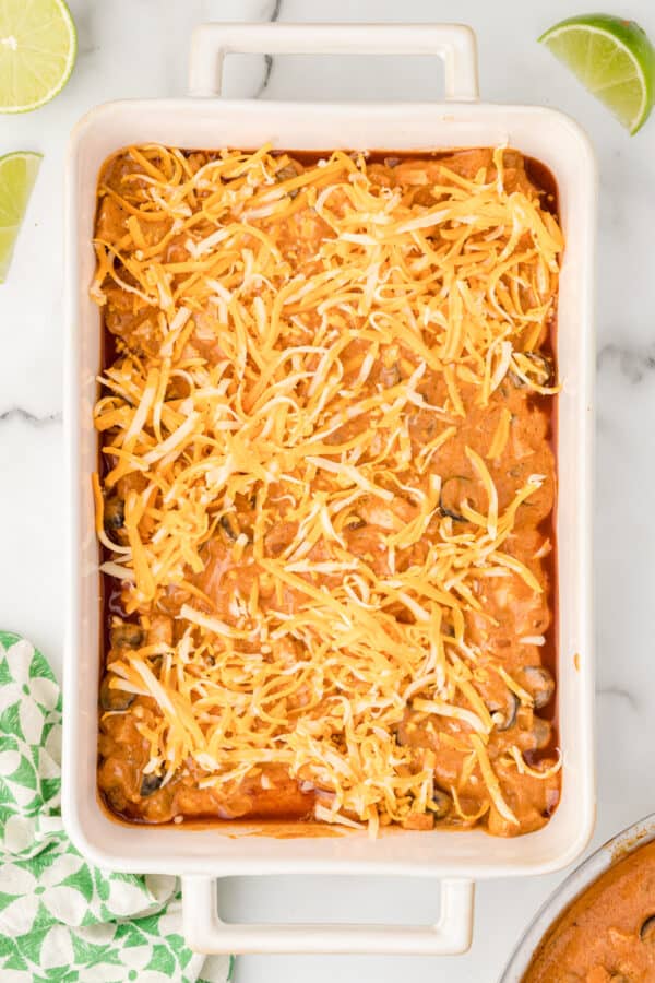 Leftover Turkey Enchilada Casserole Feels Like Home™