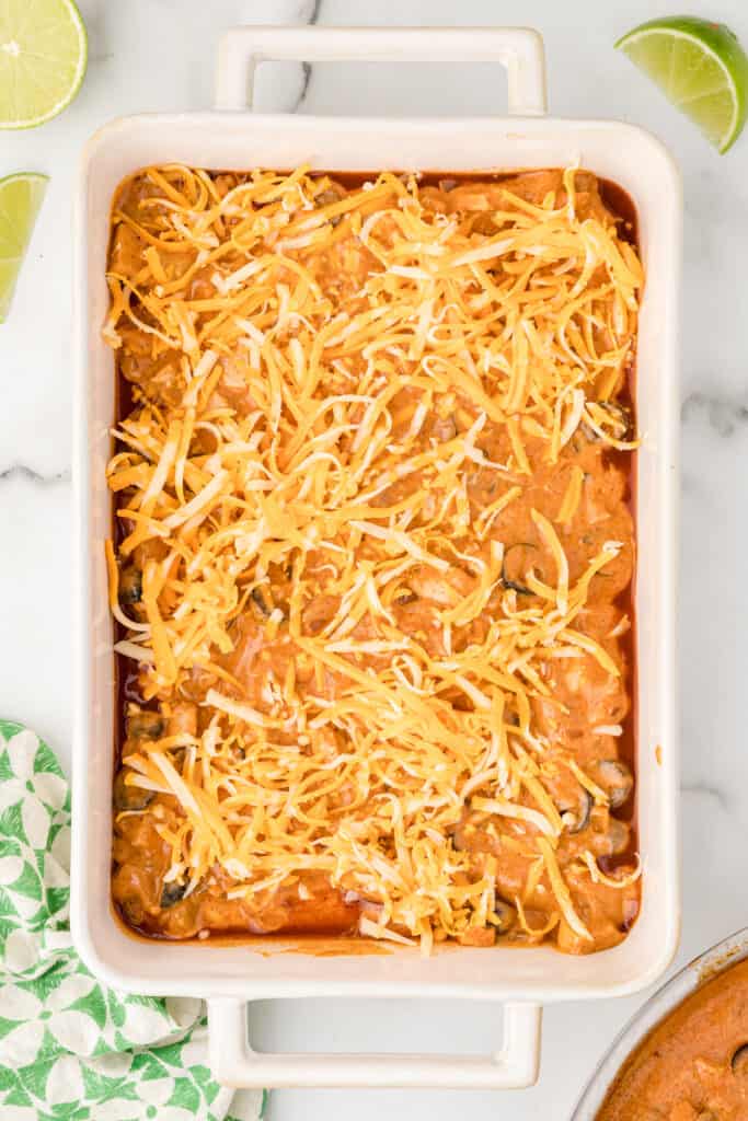 Leftover Turkey Enchilada Casserole Feels Like Home™