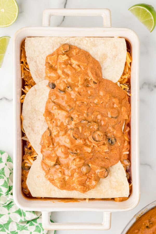 Leftover Turkey Enchilada Casserole Feels Like Home™