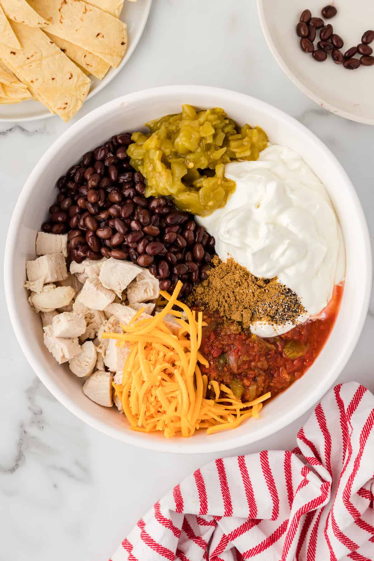mix all the ingredients together in a large bowl