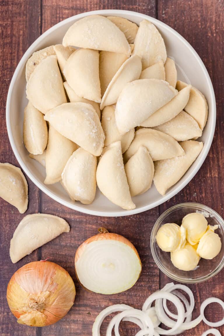 How to Make Frozen Pierogies with Butter and Onions