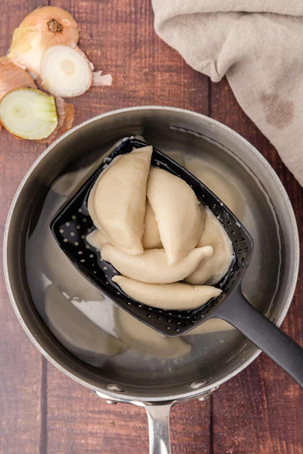 How to Make Frozen Pierogies with Butter and Onions