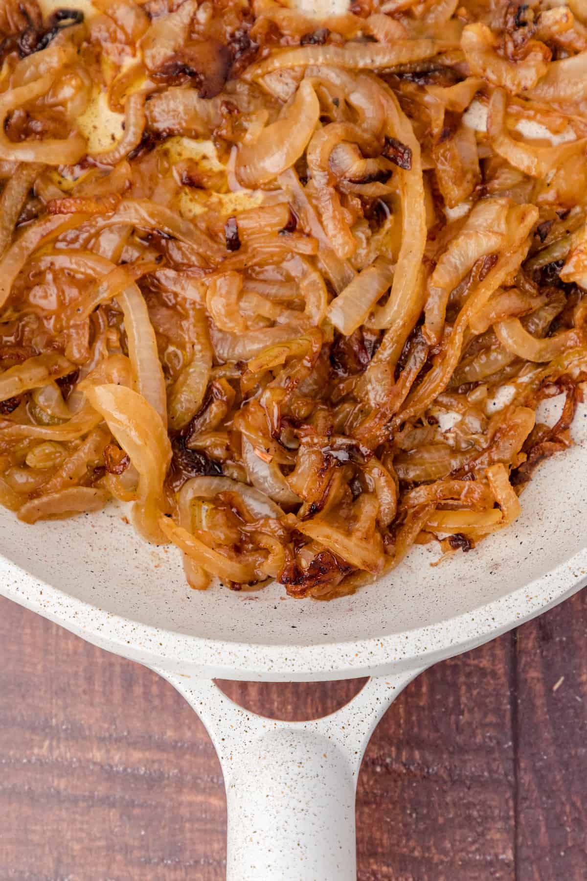 continue to cook the onions until they are browned and very soft