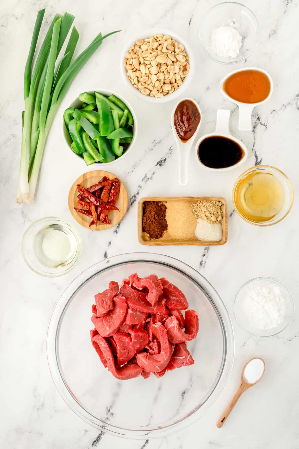 Kung Pao Beef ingredients