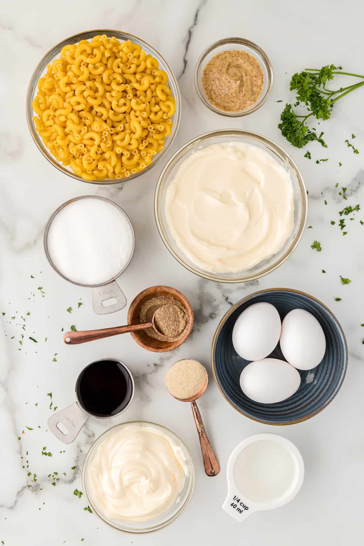 creamy macaroni salad ingredients