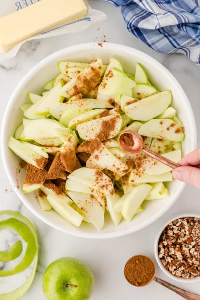 The Best Cake Mix Apple Crisp Recipe from The Pampered Chef