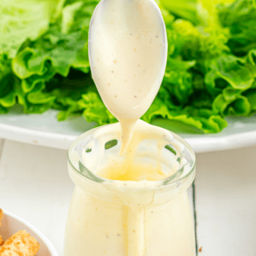 the best keto salad dressing - creamy lemon dressing