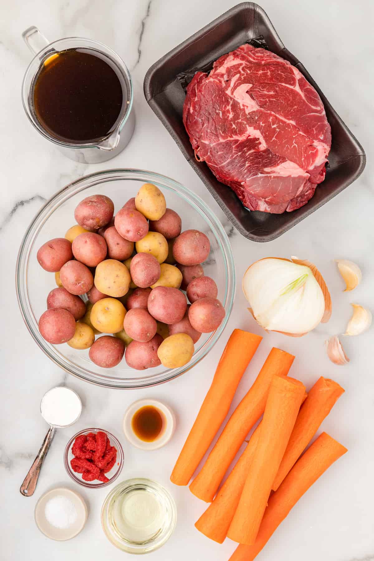 Instant Pot Chuck Roast Recipe ingredients