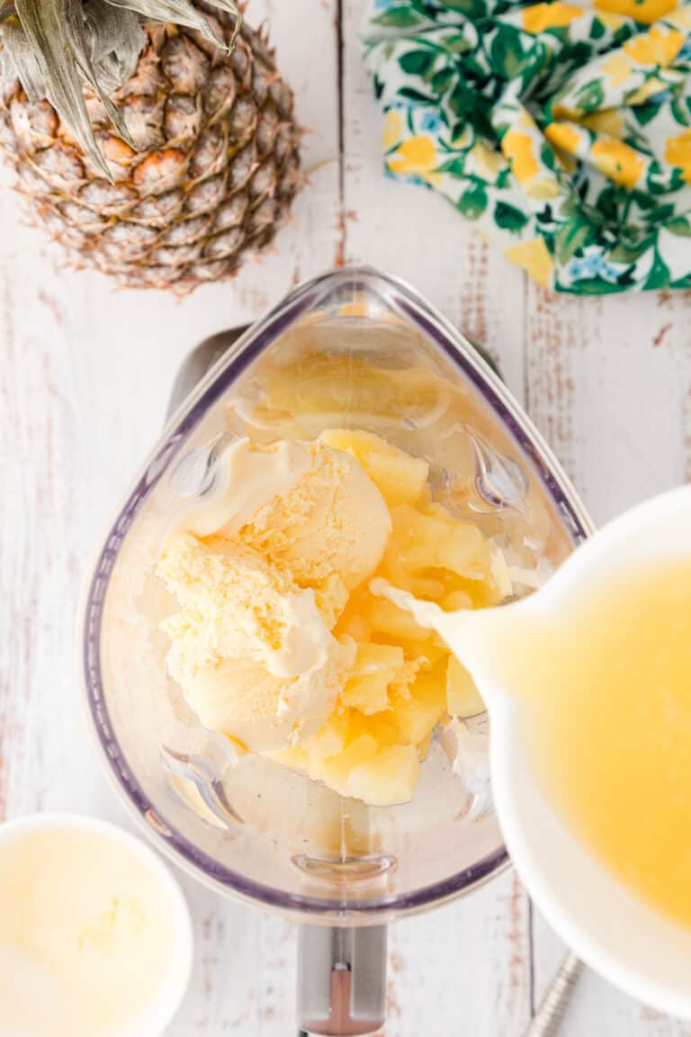 No Churn Pineapple Ice Cream Copycat Dole Whip Recipe