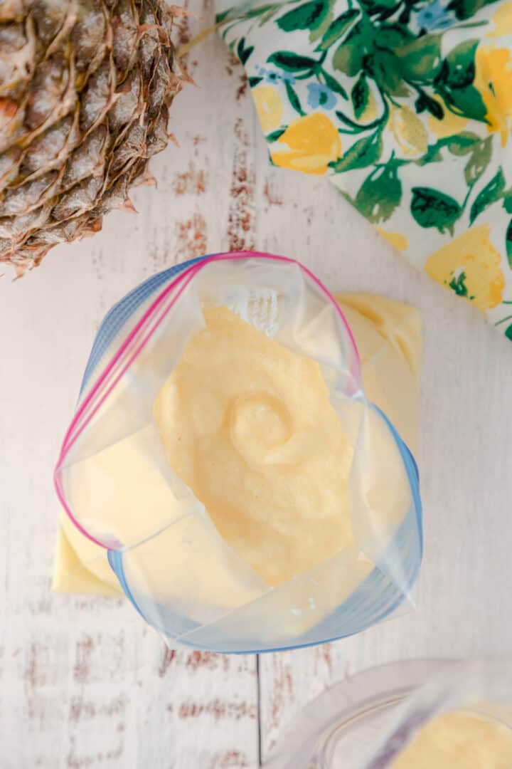 No Churn Pineapple Ice Cream Copycat Dole Whip Recipe