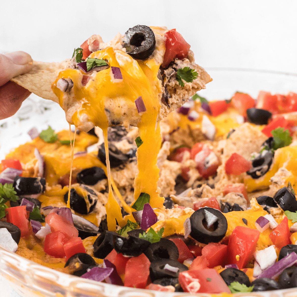 Ultimate Slow Cooker Taco Dip - The Chunky Chef