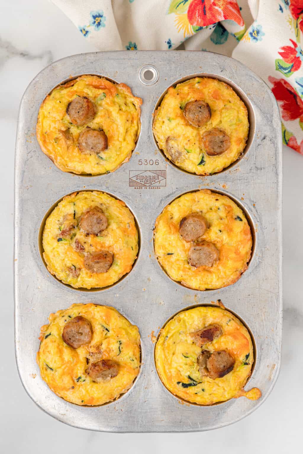 Zucchini Sausage Egg Muffins Recipe Feels Like Home™