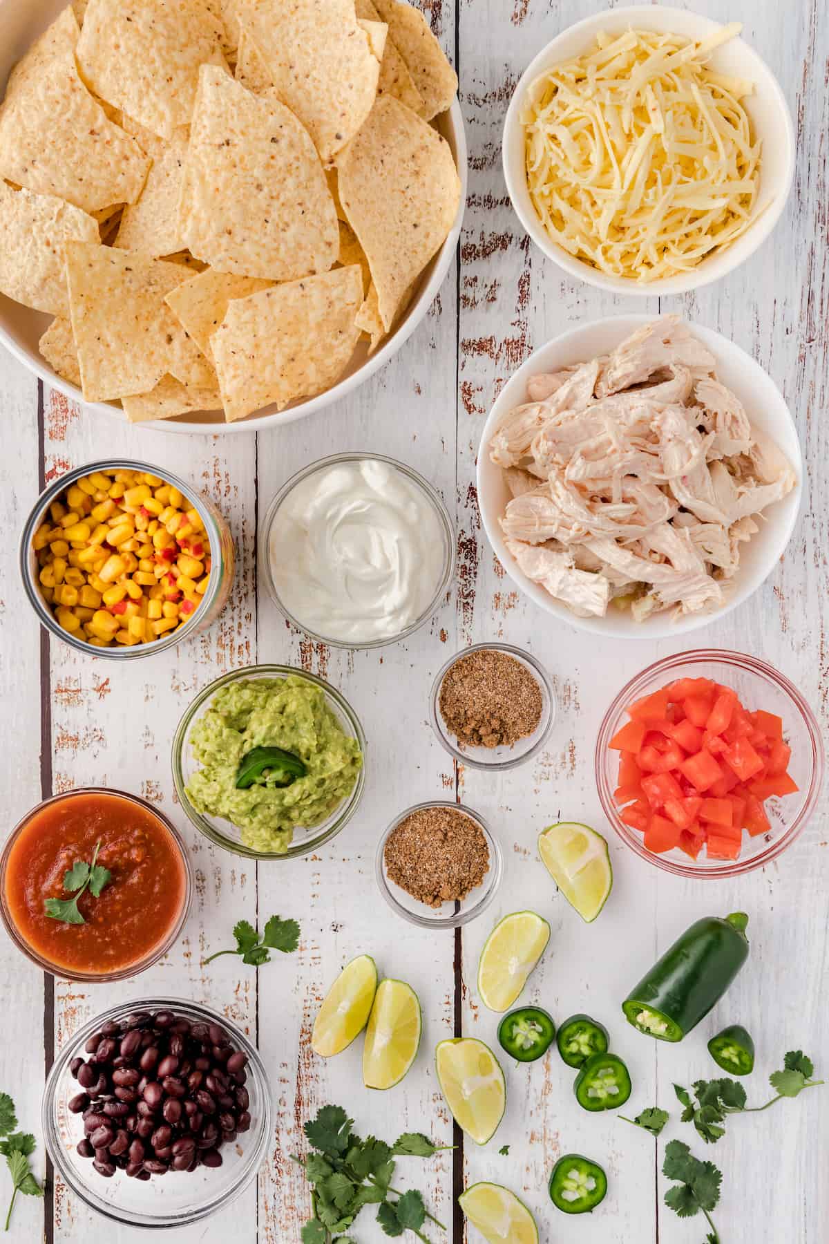 sheet pan jerk chicken nachos ingredients