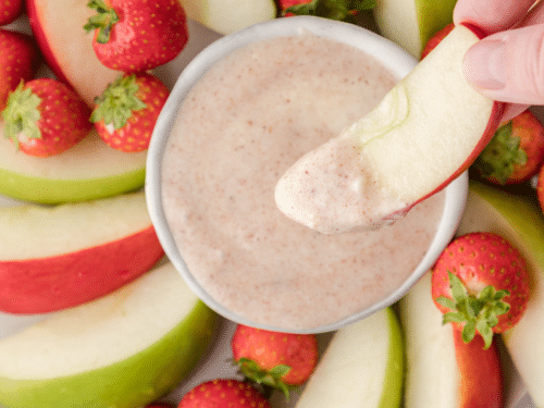 Spiced cinnamon fruit dip