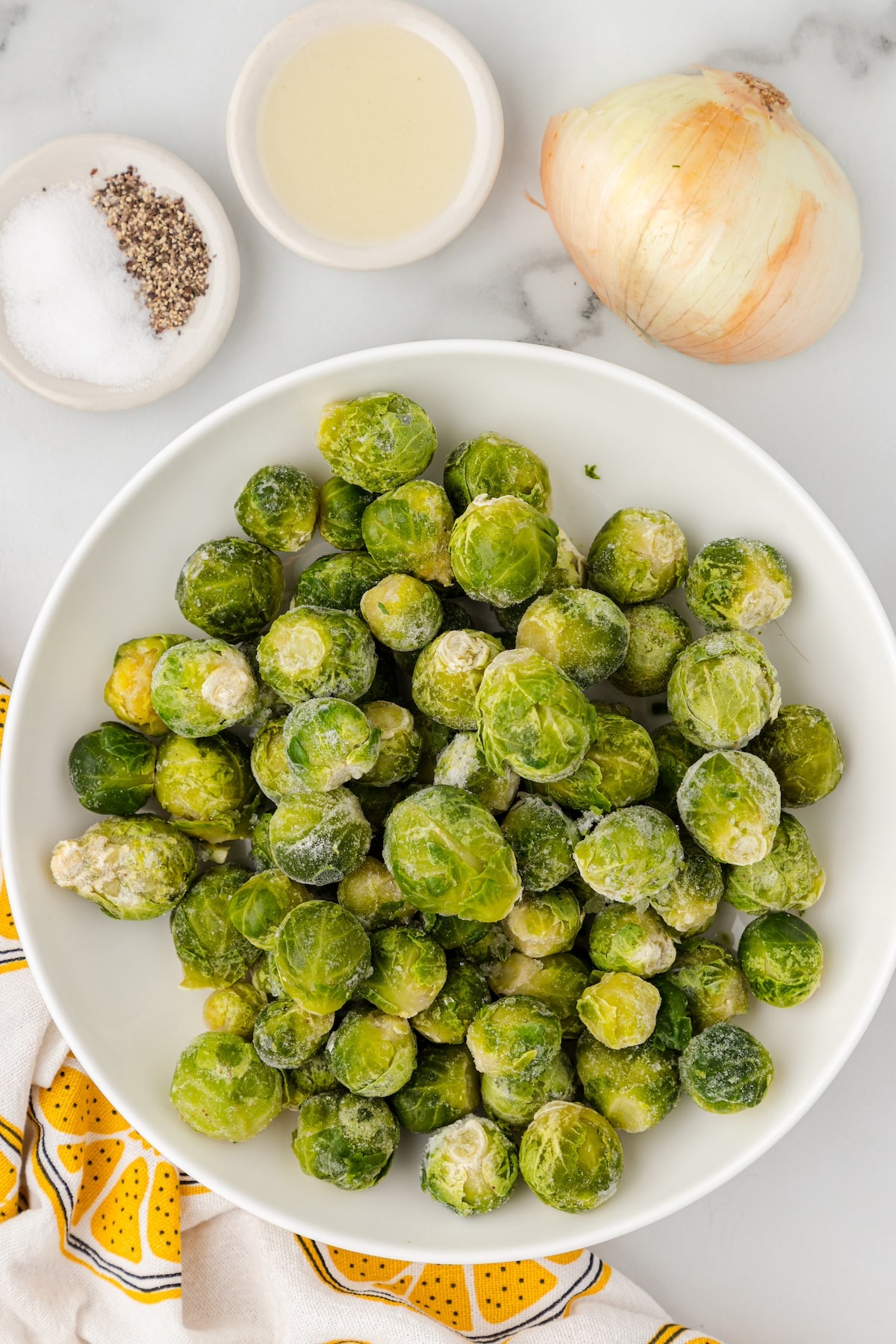 roasted frozen brussels sprouts ingredients including frozen whole brussels sprouts